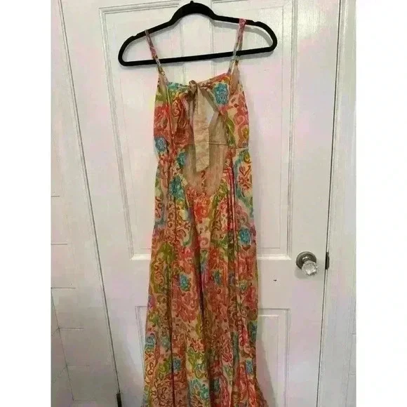 House of Harlow 1960 Colorful‎ Boho Maxi Dress NWOT size L - Picture 4 of 5